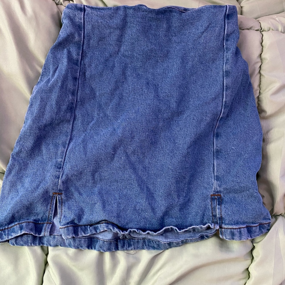 brandy melville denim cara skirt